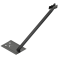 Mobile fence support strut | Height: approx. 1.00 m, for 1.20 m Mobile fence | galvanized, with clamp, without ground peg